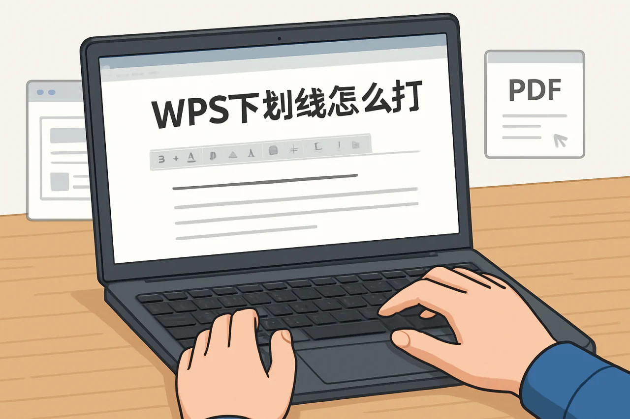wps下划线怎么打