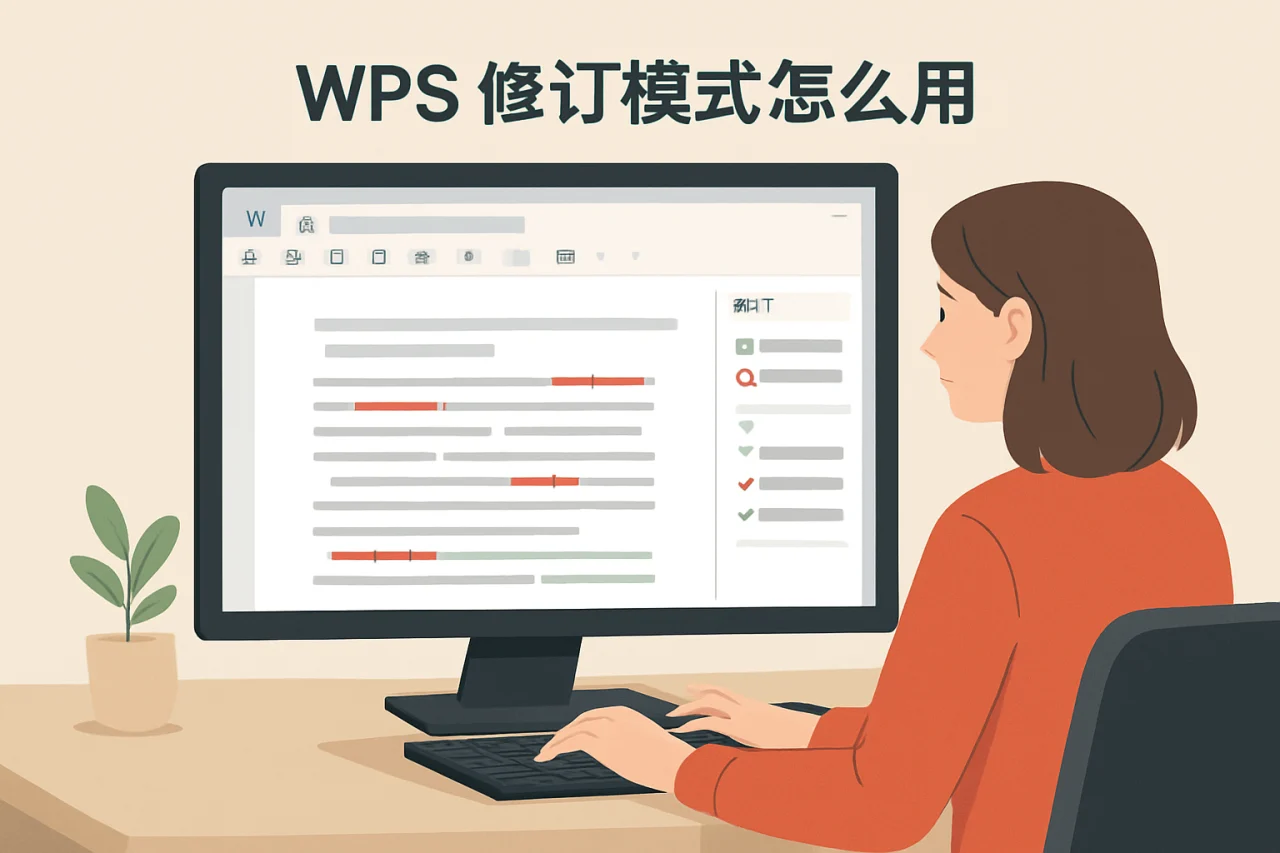 wps修订模式怎么用