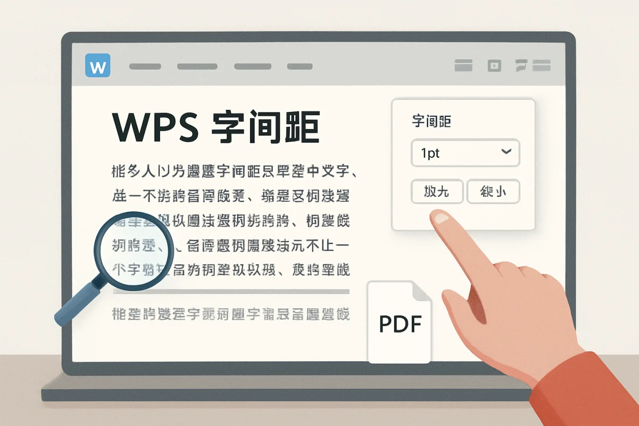 wps字间距