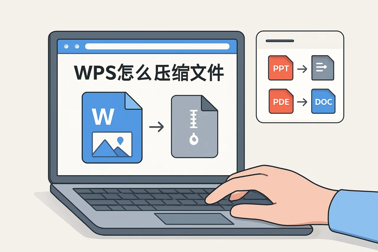 wps怎么压缩文件