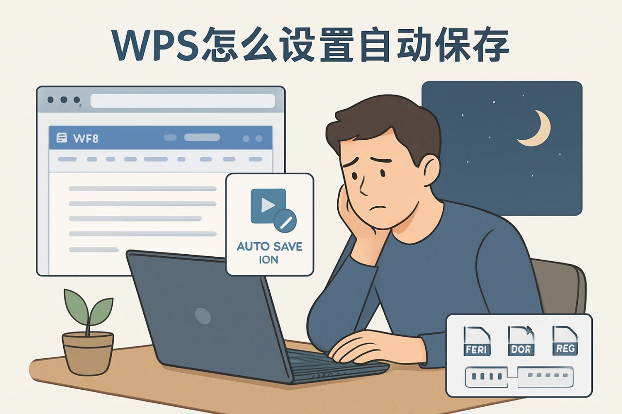 wps怎么设置自动保存