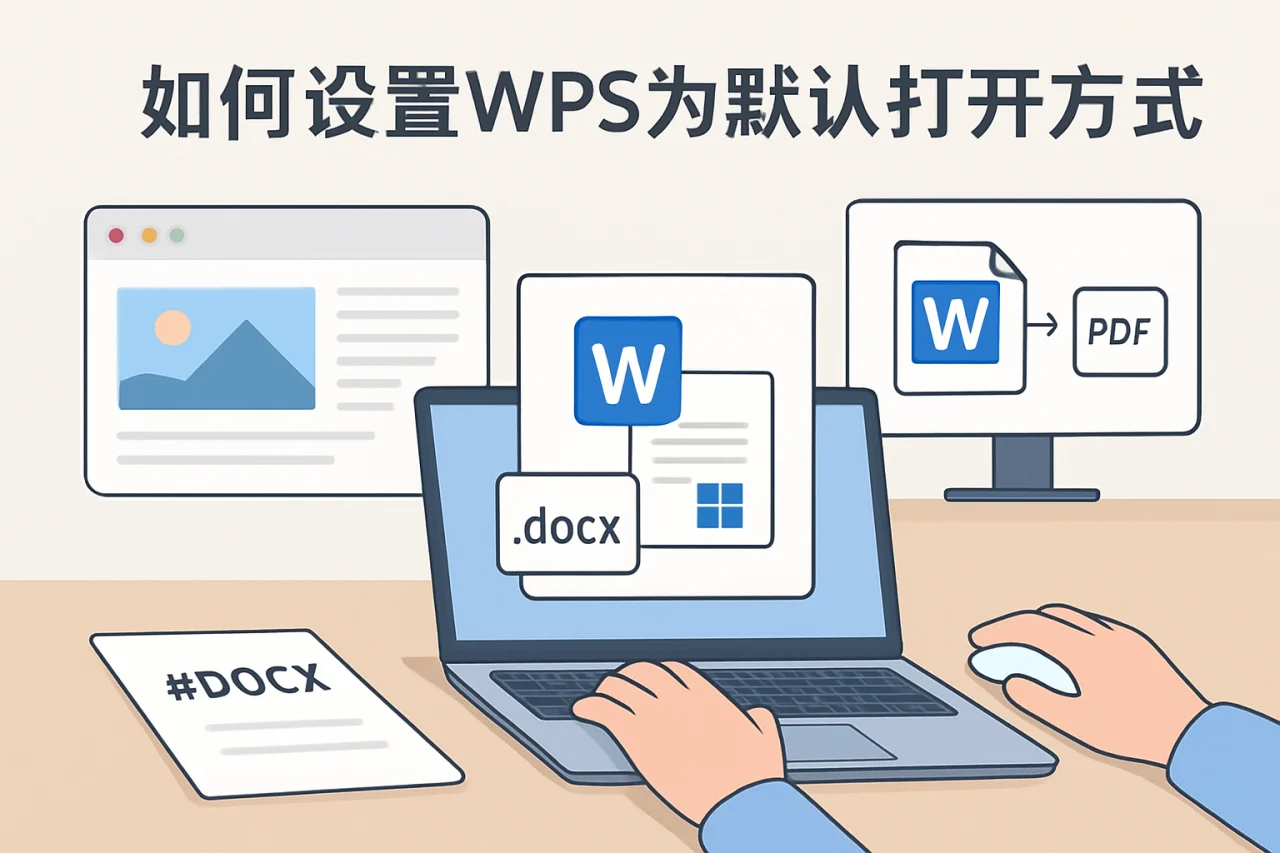 如何设置wps为默认打开方式