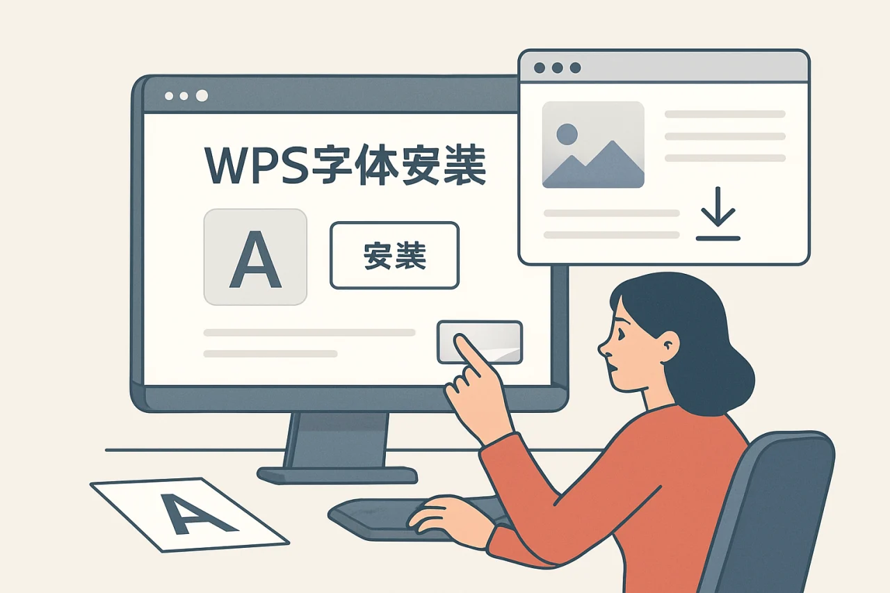 wps字体安装