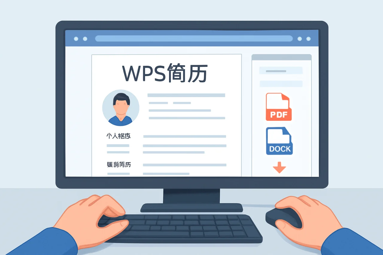 wps简历